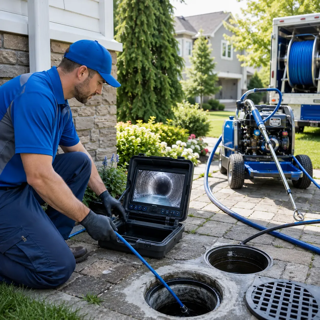 Outdoor drain cleaning professionals serving Russell Springs, KY